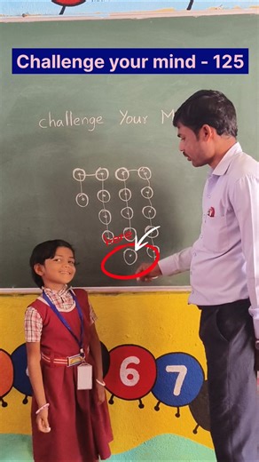 Challenge your mind | Connect all dots without lifting the chalk | Innovative Ideas #iqtest #iq