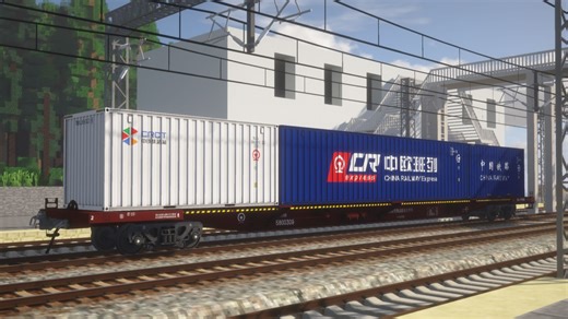 用MC打开国铁最长通用货车【RTM/IR】BX70B平车追加包展示