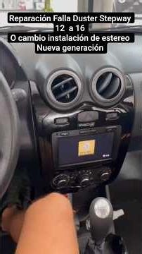 CarPlay Android auto Renault Stepway Duster 4x4 2012 en adel Gps waze Maps cámara instalación