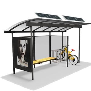 [Hot Item] High Quality Solar Bus Shelter Bus Stop Design