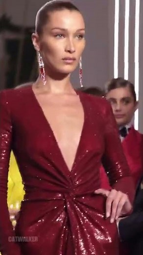 Bella Hadid walks for Ralph Lauren