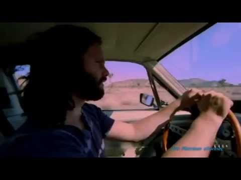 Riders on the Storm - The Doors. Driving with Jim Morrison (rare footage)