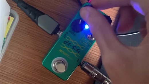 mosky合唱颤音吉他单块效果器试听视频