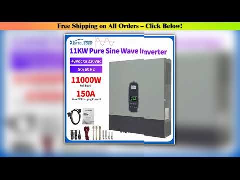 DATOU BOSS 11kw Hybrid Inverter 48V On-Grid and Off-grid Solar Inverter 220V Built-in 160A MPPT