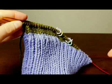 Knitting German Short Rows on Magic Loop Tutorial