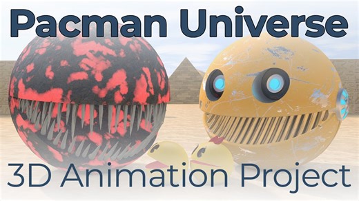 Pacman vs Egyptian monsters