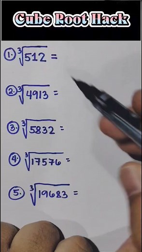 cube root Hack | Mathematics Tutorial