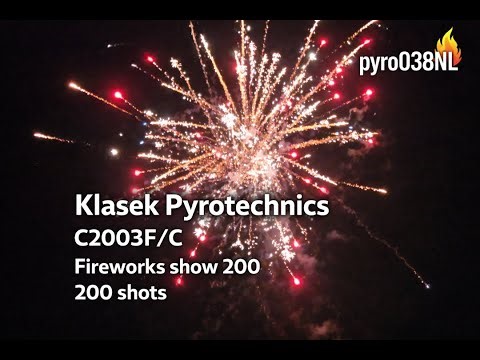 C2003F/C Fireworks Show 200 - Klasek pyrotechnics