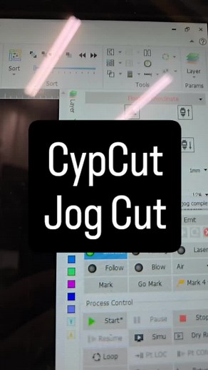The jog cut function in CypCut is a feature that allows you to quickly and easily cut sections of material without having to import a DXF or draw your cut line. #laser #tutorial #lasercutting #fabrication #welding