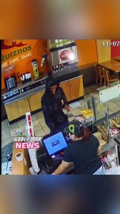 A man ordered $37 worth of food at a Quiznos and was caught on camera pretending to have trouble paying. While appearing to resolve the payment issue, he seized an opportunity to grab his food and leave the restaurant without paying.