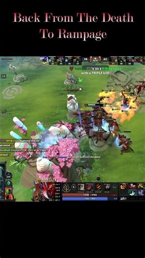 Ursa Rises from the Dead for a 1v5 Rampage Dota 2 Highlights #dota2