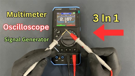 18K views · 143 reactions | Multifunction Multimeter Oscilloscope / Fnirsi 3 in 1 Multimeter #mobilerepairing #electronics #technology | Ideal Institute Aligarh | Facebook