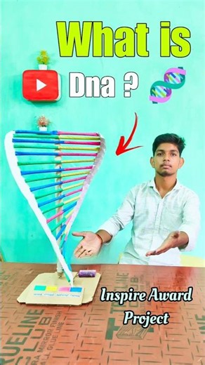 What is Dna 🧬 | Best Science Project #ashish #project #explore ...
