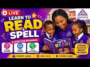 LIVE Reading & Spelling for Beginners | Phonics, Sight Words & Early Reading Practice
