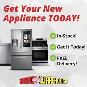 Shop our huge in-stock and on-display appliance inventory and take it home today! ✅Free delivery is also available with mail-in rebate! ✅Financing options for everyone! ✅We Beat All Deals! | ABC Warehouse
