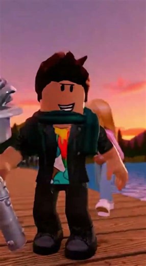 Romantic Date Interrupted by Wolves in Roblox - Sunset Defense Action!