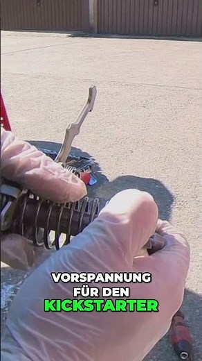 Kickstarter Federspannung: So funktioniert der Ölwechsel! #shorts
