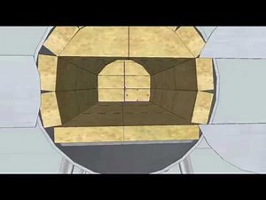 Wood fired oil drum pizza oven - Revision 2