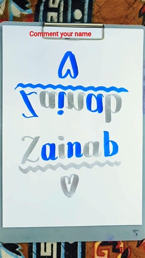 💐🌹 writing name with calligraphy brushpen🌹💐 #trending #shortsfeed #shorts