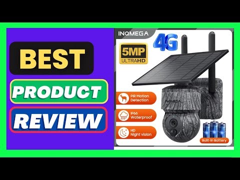 INQMEGA 5MP 4MP WIFI Wireless PTZ Solar Camera