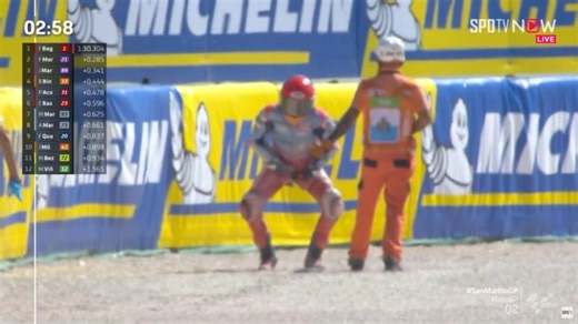 两连冠！Marc Marquez：“我看到了下雨，我决定冒险一试。但最重要的是雨中的速度。这场雨让我成为了比赛的领先者。。。马王依然还是那个全能王。。。