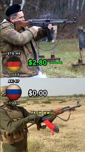 STG-44 vs AK-47 (From WWII Innovation to Cold War Legend) - cost revealed