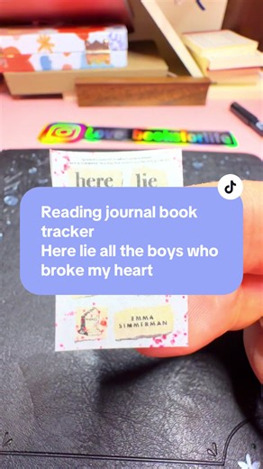 Reading Journal Book Tracker Thank you @Avon Books for the gifted copy of Here Lie All the Boys Who Broke My Heart by Emma Simmerman @emmasimmerman📖✨ Looking for something to replace Twll Me Lies now that the show is over? This is it! 🖤College thriller with some romance 🖤For fans of ‘Tell Me Lies’ 🖤 Complicated friend group Journal: Archer and Olive Pens: Tombow Washi tape: Simply Guilded Follow for reading journal tips and updates. #bookjournal #booktracker #readingjournal #journalwithme