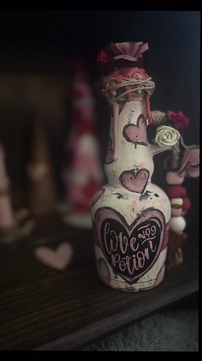 Cute love potion bottle. #diy #lovepotion #simplebutcute #craftvideos #crafting | Eat Sleep Craft Create