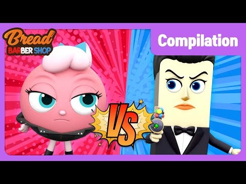 BreadBarbershop | Macaron vs Butter | english/animation/dessert/cartoon