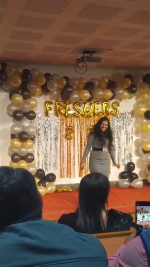 dance on kokaina laara lappa song in fresher's party #freshers #youtubeshorts #trending #party