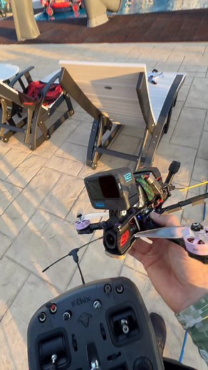 Setting the scene 🎬 @taxigarage_overtime @driftmansion #director #fpv #sunset #freestyle #mrsteele #setup #mullet #merica #driftmansion | Steele Davis