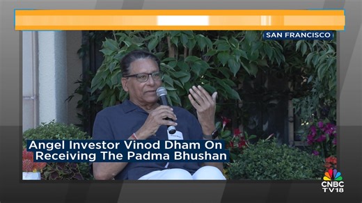 In this heartfelt moment, Vinod Dham the 'Father of the Pentium Chip', reflects on receiving the Padma Bhushan at Rashtrapati Bhavan. He shares the emotional experience of hearing the Indian national anthem again, the grandeur of the ceremony. Speaking to Shereen Bhan, he added that Prime Minister Narendra Modi has played a key role in putting India back on track #VinodDham #PadmaBhushan #NarendraModi #RashtrapatiBhavan #IndianAnthem #CNBCTV18Digital | CNBC-TV18