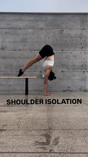 BALANCE NOTION | Shoulder isolation is a key element when learning the handstand press-up. If your shoulders are not strong enough to maintain a maximum... | Instagram