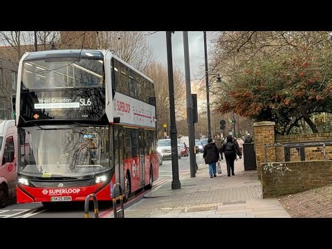 ADL Enviro400EV Arriva London EE8 SK25BBN Route SL6 West Croydon