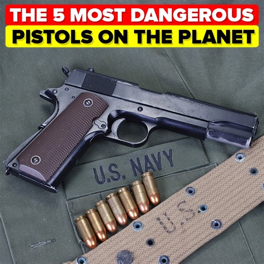 2.8M views · 27K reactions | You don't need a rifle to pack a serious punch. Check out today's epic new video that reveals the top 5 most powerful pistols in the world! | The Infographics Show | Facebook