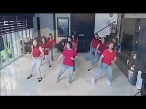Dancing Queen Line Dance demo by Happy LD