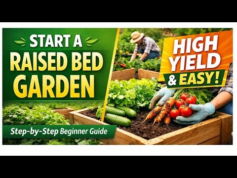 How to Start a Productive Raised-Bed Vegetable Garden | Beginner’s Step-by-Step Guide