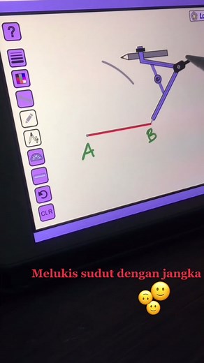 Melukis Sudut dengan Jangka untuk Pemula