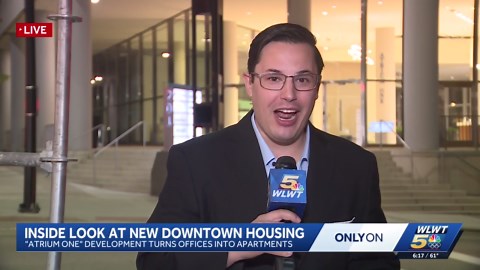 200 apartments planned at downtown Cincinnati's Atrium One