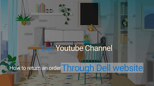How to return an order via Dell website