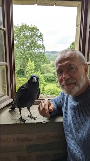 It started with a crow tapping on my window. Now he’s part of my life.