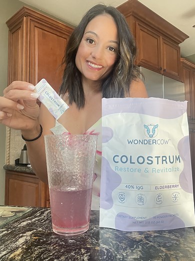 Watch Honest Review of WONDERCOW Colostrum Powder Supplement on Amazon Live