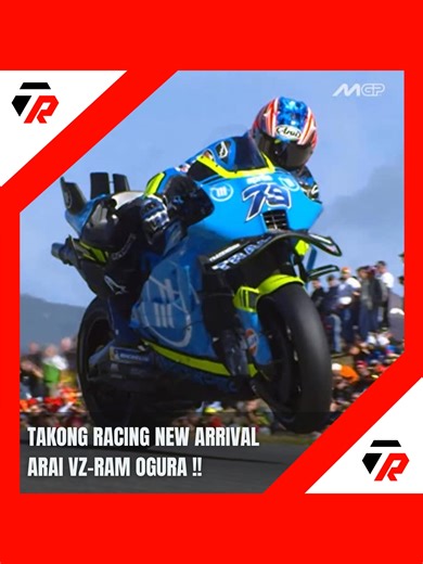 Takong Racing | New Arrival 🆕🔥 Arai VZ-RAM Ogura just landed! Open-face comfort with race-inspired Ogura graphic — premium fit, top-tier safety & clean style for daily ride or weekend blast 🏍️✨ #TakongRacing #Arai #VZRAM #VZRAMOgura #AraiHelmet #OpenFaceHelmet #HelmetMalaysia #RideSafe #PremiumGear