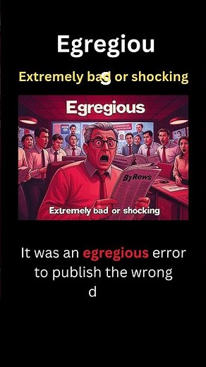 Egregious - Meaning | Egregious Pronunciation