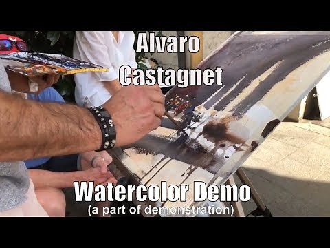 ALVARO CASTAGNET WATERCOLOR DEMO (a part of Watercolour Course) 03