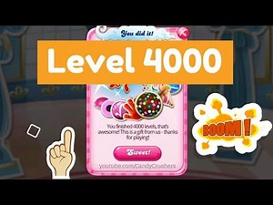 Candy Crush Saga - Level 4000 - No boosters ☆☆☆ 😮 😮 😮