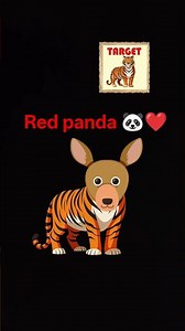 target red panda 🐼❤️