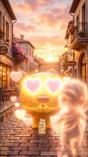 Heart Eyes TinyMoji 😍💛 | Cute Emoji Love Animation
