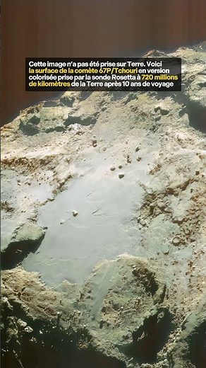 Quand l’Humanité s’est posée sur une comète #science #univers #espace #astronomie
