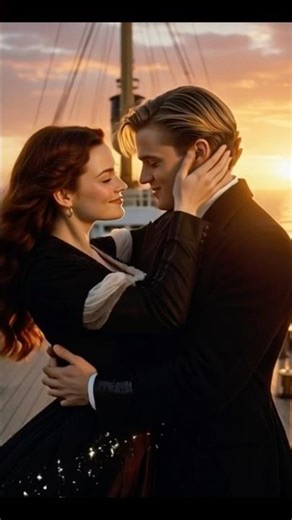 Rose & Jack’s Last Emotional Kiss | Titanic (1997) Romantic Scene.#titanic #love